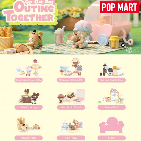 POP MART DIMOO Go On An Outing Together Series Blind Box Figures