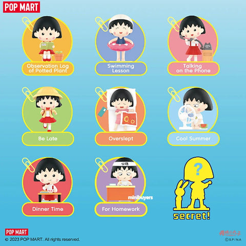 POP MART Chibi Maruko-Chan's Interesting Life Series Figure Blind Box 2023