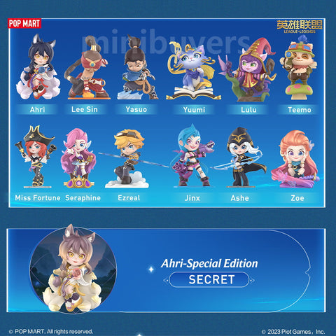 POP MART League of Legends Classic Characters Blind Box 2023 