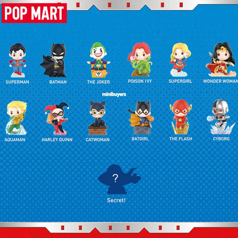 POP MART DC Justice League Art Toy Figures Blind Box