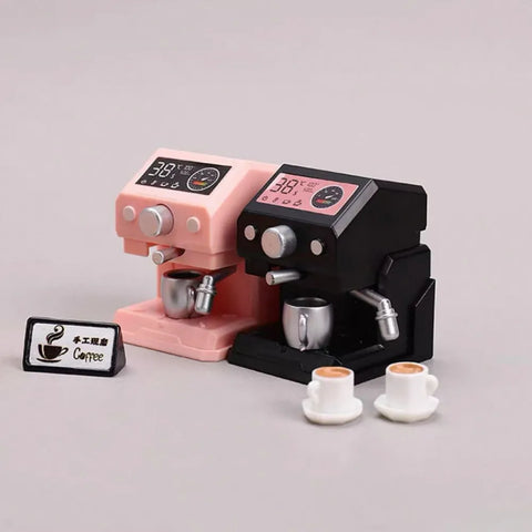1/12 Scale Miniature Coffee Shop Appliance & Bakery Set