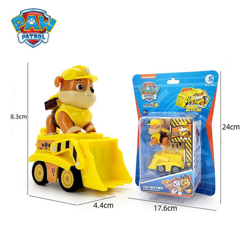 Paw Patrol Mini Pull Back Cars with Figure - 4 Colors