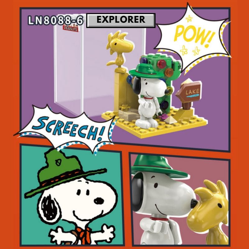 Peanuts Snoopy Building Blocks Blind Box - minibuyers 