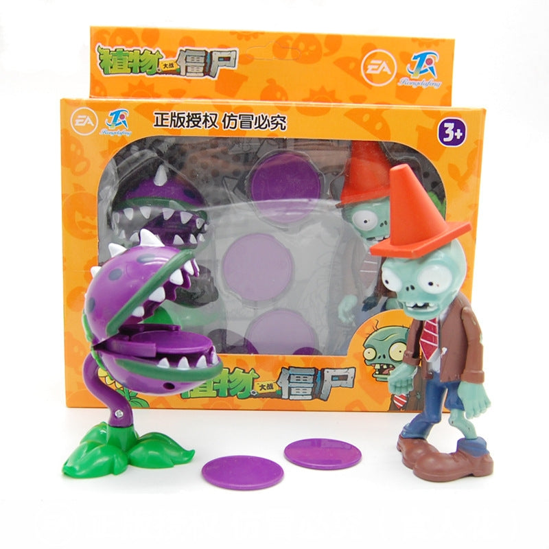 Complete Set of Plants Vs. Zombies Shooting Toy Action Figures