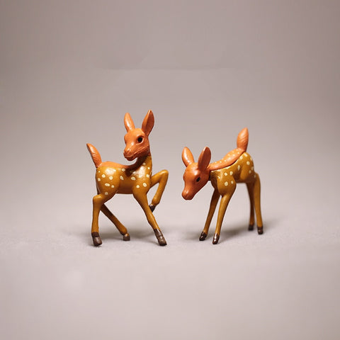 Mini Sika Deer Fairy Decorating Crafts 2pcs/Set - Mini Buyers