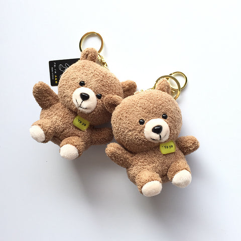 Cute Stuffed Animal Bear Plush Keychain | Adorable Accessory