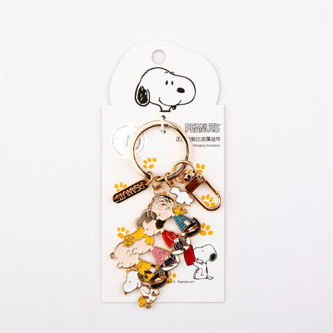 Snoopy 70th Anniversary Collectible Metal Keychain