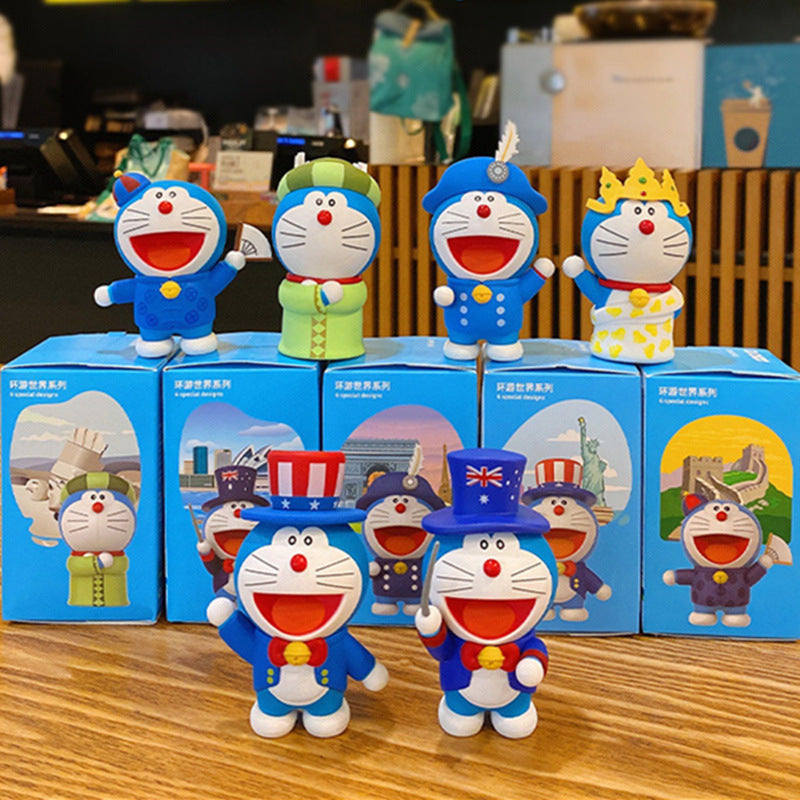 Doraemon 8cm 3D Mini Figure National Series - minibuyers 