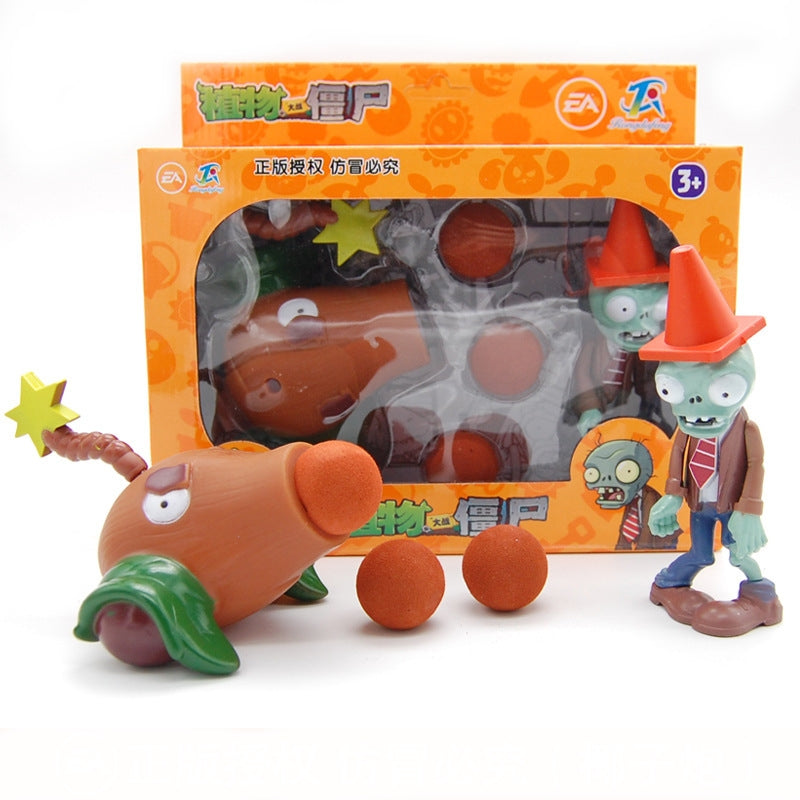 Complete Set of Plants Vs. Zombies Shooting Toy Action Figures