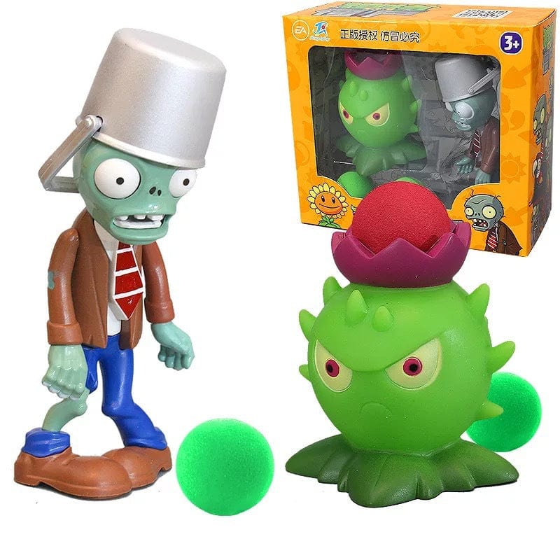 Plants Vs. Zombies Complete Set Shooting Toy Action Figure - minibuyers 