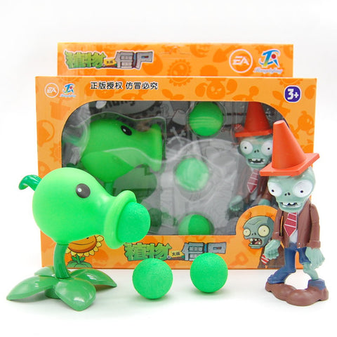 Complete Set of Plants Vs. Zombies Shooting Toy Action Figures