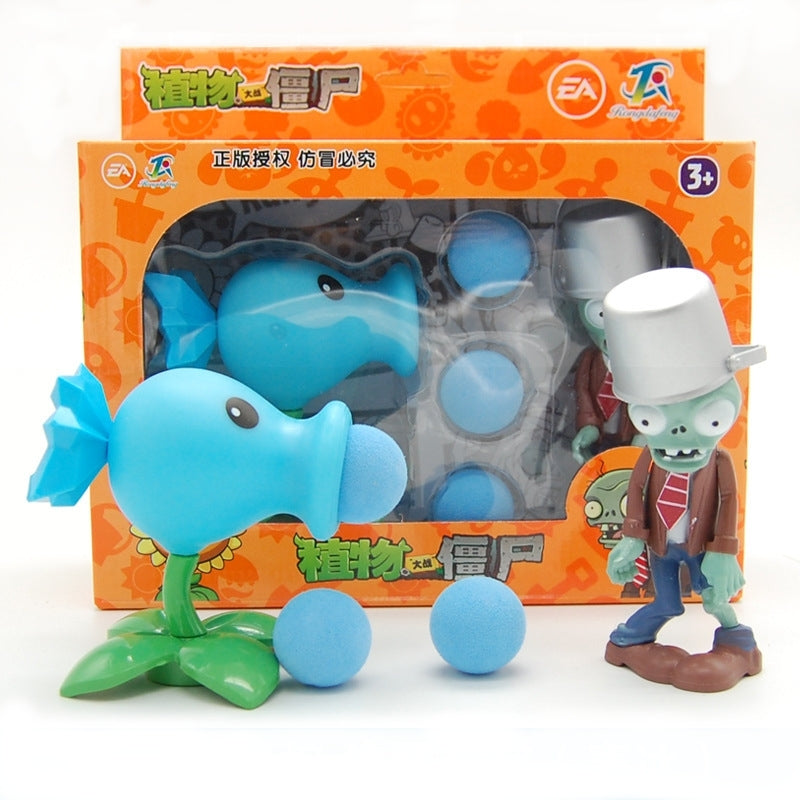 Complete Set of Plants Vs. Zombies Shooting Toy Action Figures