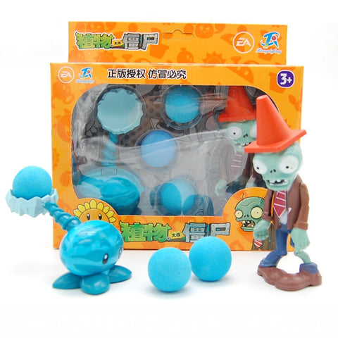 Complete Set of Plants Vs. Zombies Shooting Toy Action Figures